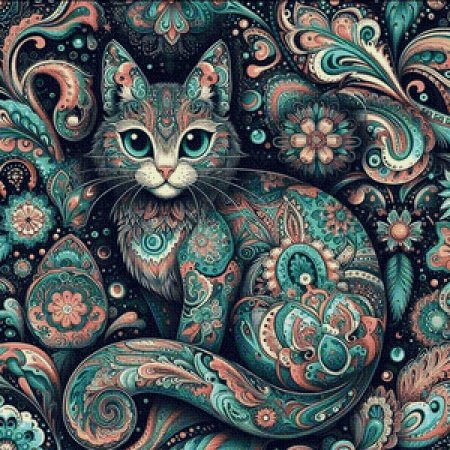 Кошачий арт