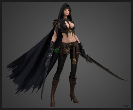 Девушка ассасин фэнтези