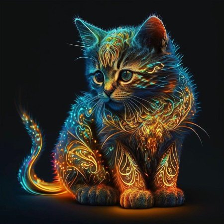 Неоновые коты