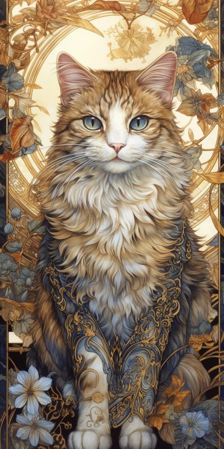 Кошачий арт