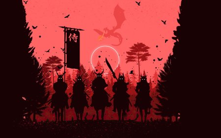 Самурай обои на рабочий стол х