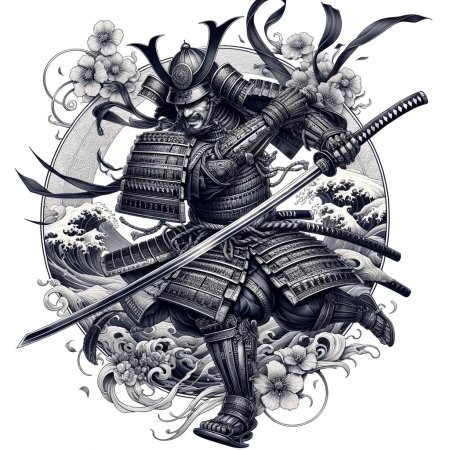 Самурай эскиз