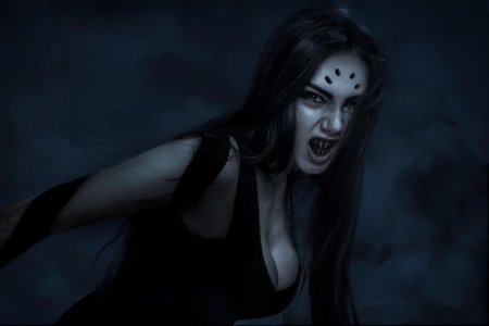 Девушка вампир