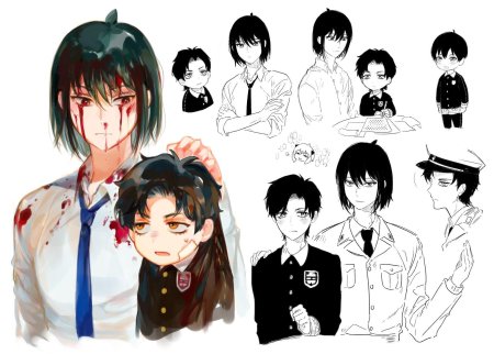 Персонажи аниме рисунки