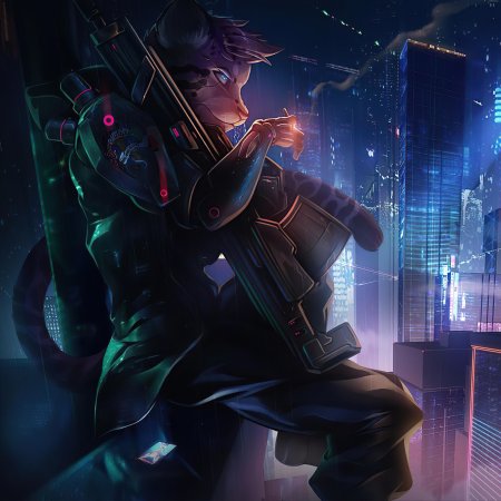 Cyberpunk furry