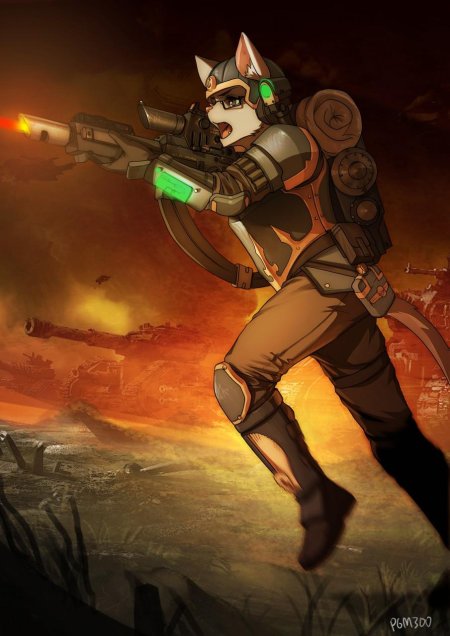 Фурри с оружием