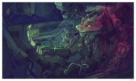 Фурри sci-fi art