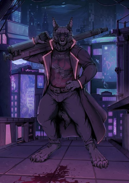 Фурри киберпанк