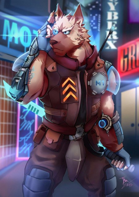 Фурри киберпанк