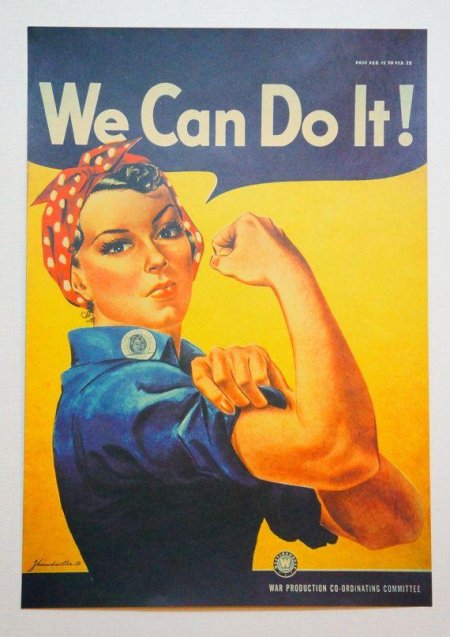 Плакат we can do it