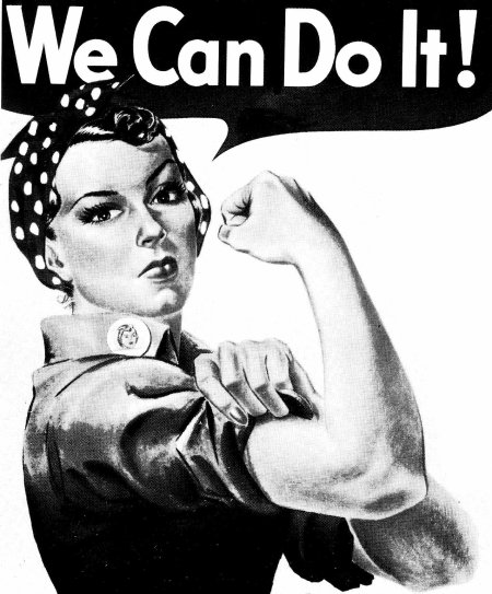 Плакат we can do it