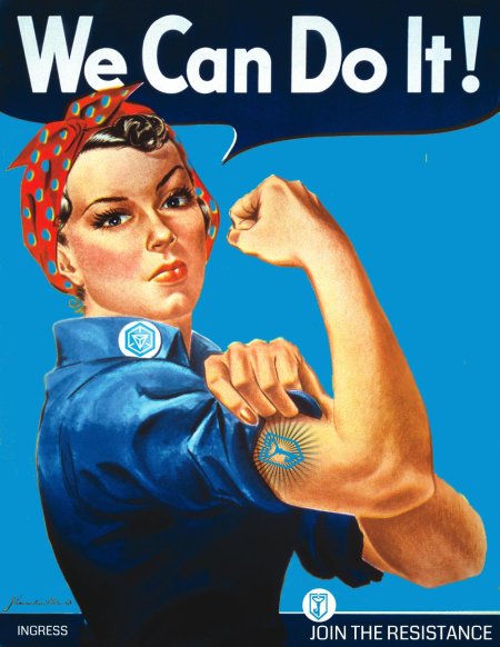 Плакат we can do it