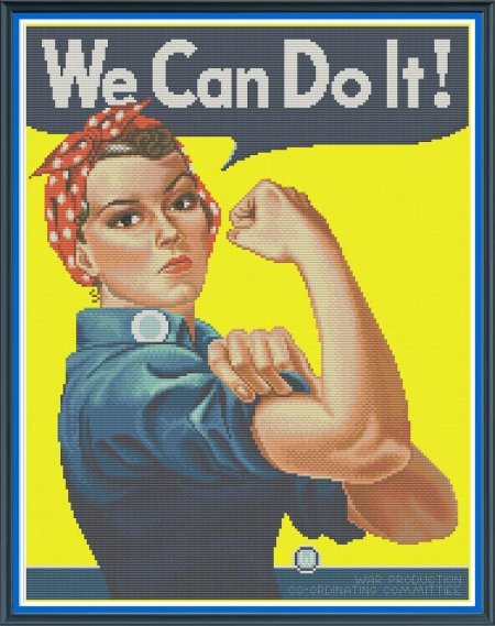 Плакат we can do it