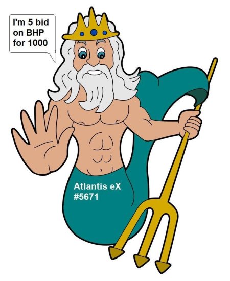 Бог посейдон рисунок