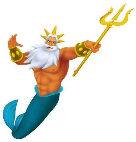 Царь тритон из русалочки