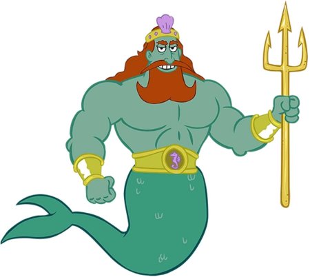 Король посейдон губка боб