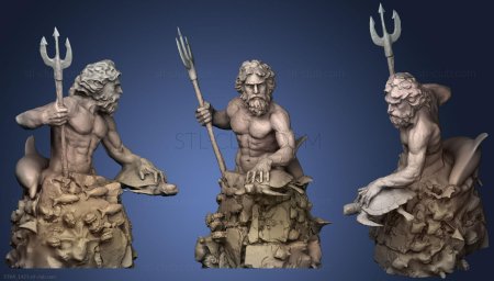 Посейдон бог древней греции скульптура