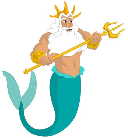 Царь тритон из русалочки