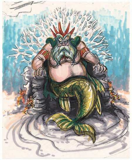 Царь тритон русалочка