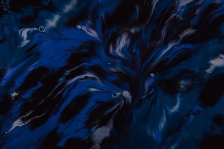 Сине черная абстракция