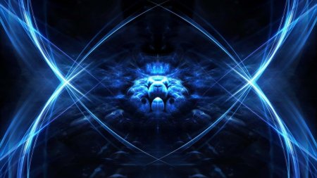 Фон абстракция синий