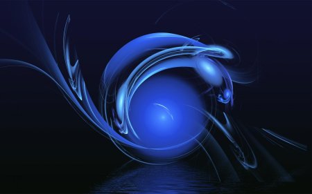 Синий абстракция