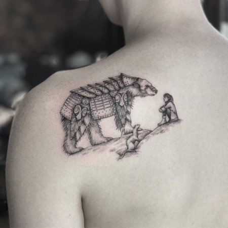 Тату медведи