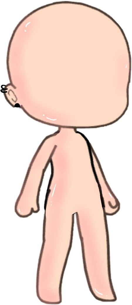 Гача лайф белый персонаж без волос