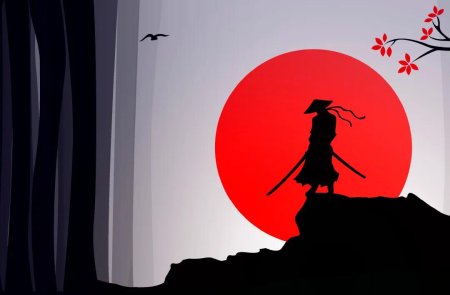 Японские самураи арт