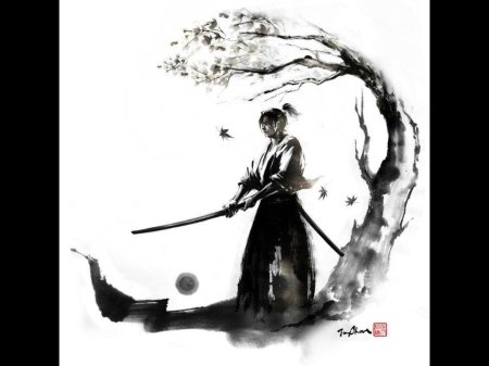 Японская живопись бусидо