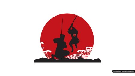 Япония самурай вектор