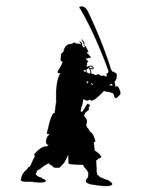 Самурай силуэт