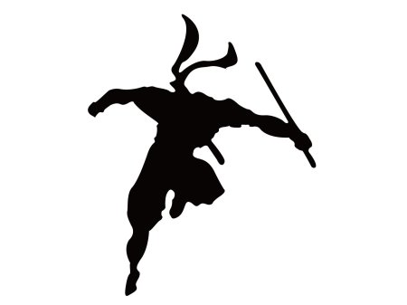 Ниндзя силуэт