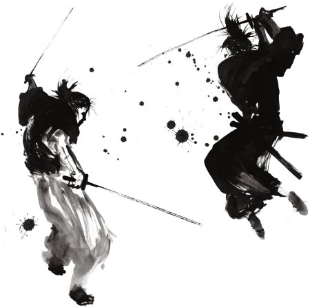 Аниме самурай харакири