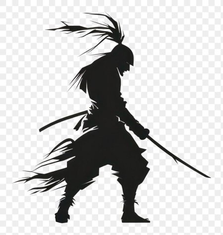 Силуэт самурая
