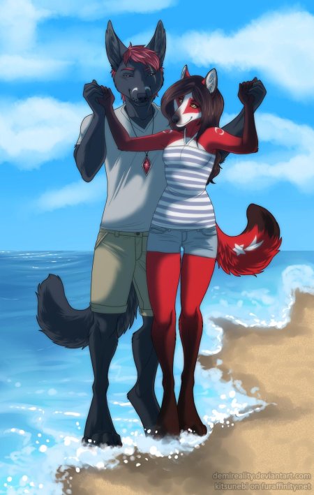 Семейка фуррей волков