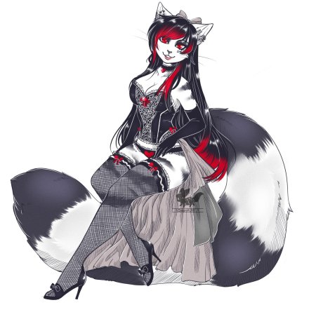 Фурри девушка