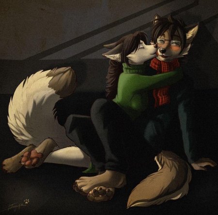 Фурри любовь волков