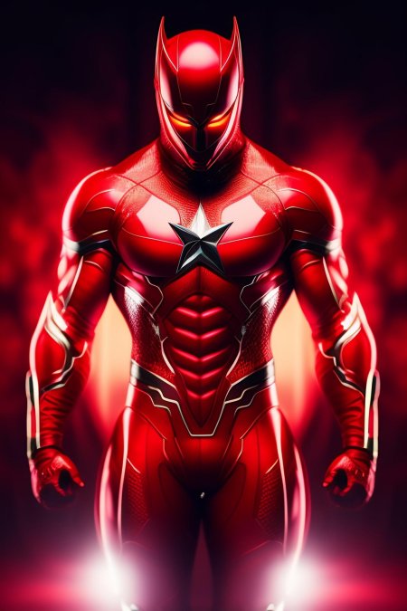 Красный супергерой