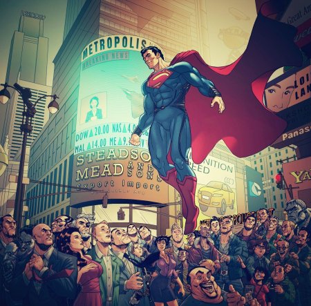 Супермен из комиксов