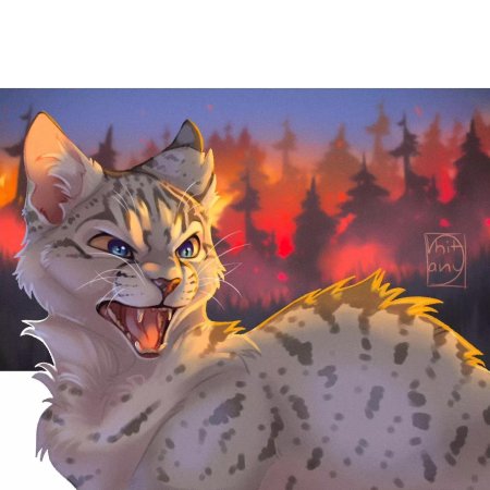 Коты воители уголек