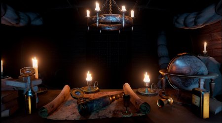 Каюта капитана пиратского корабля барбосса