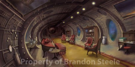 Интерьер космического корабля