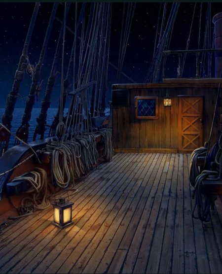 Палуба пиратского корабля