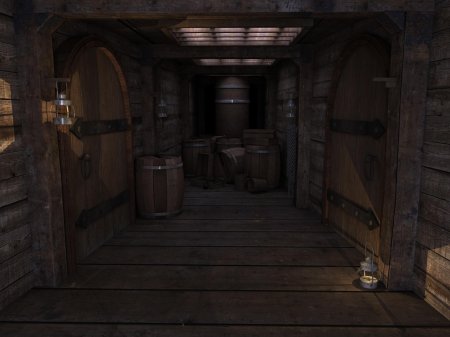 Трюм пиратского корабля