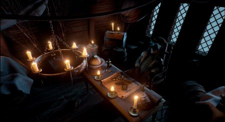 Каюта капитана пиратского корабля барбосса