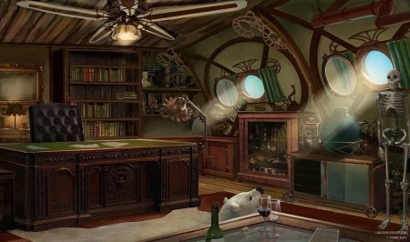 Каюта капитана немо