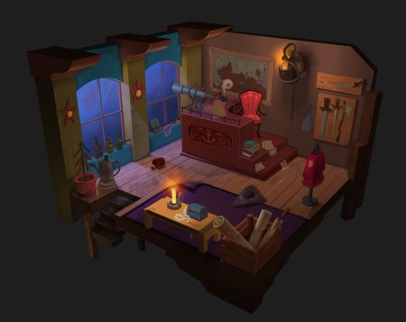 Румбокс каюта капитана