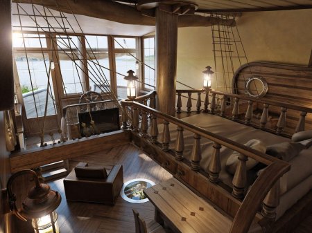 Интерьер в стиле пиратского корабля