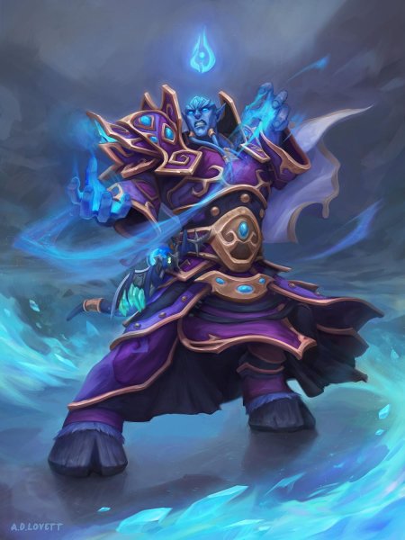 Маг варкрафт арт